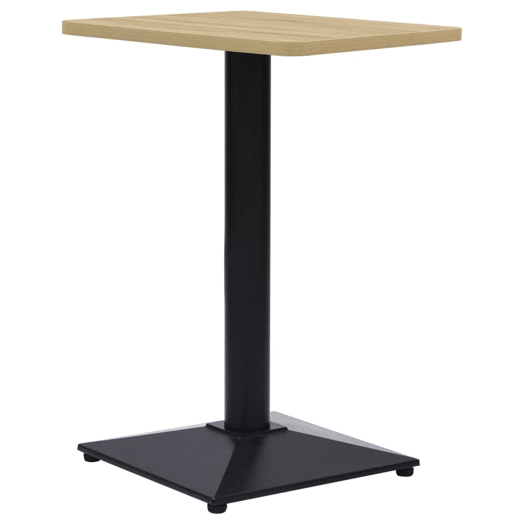 Bistrotafelpoot 41x41x72 cm gietijzer zwart