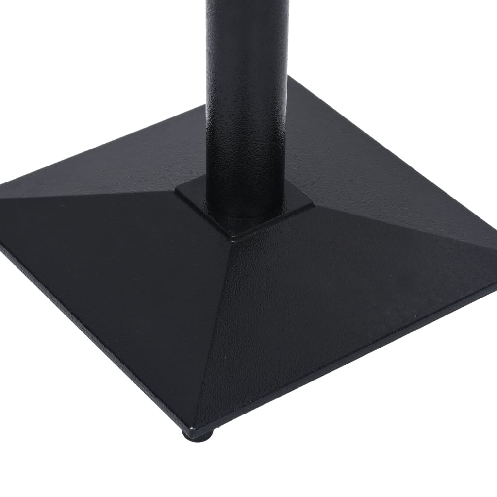 Bistrotafelpoot 41x41x72 cm gietijzer zwart