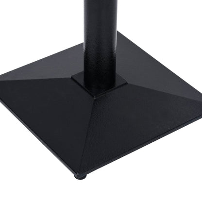 Bistrotafelpoot 41x41x72 cm gietijzer zwart