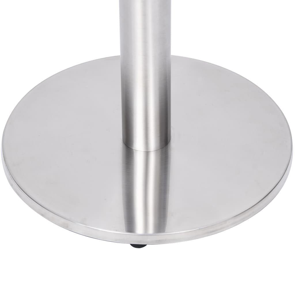 Bistrotafelpoot Ø45x72 cm roestvrij staal zilverkleurig