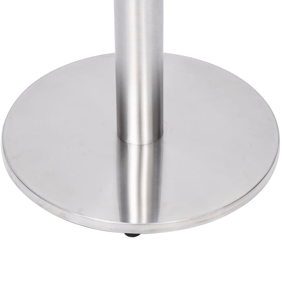 Bistrotafelpoot Ø45x72 cm roestvrij staal zilverkleurig