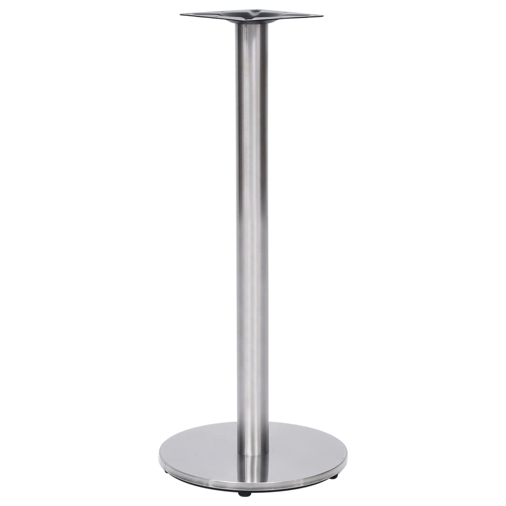 Bistrotafelpoot Ø45x107 cm roestvrij staal zilverkleurig