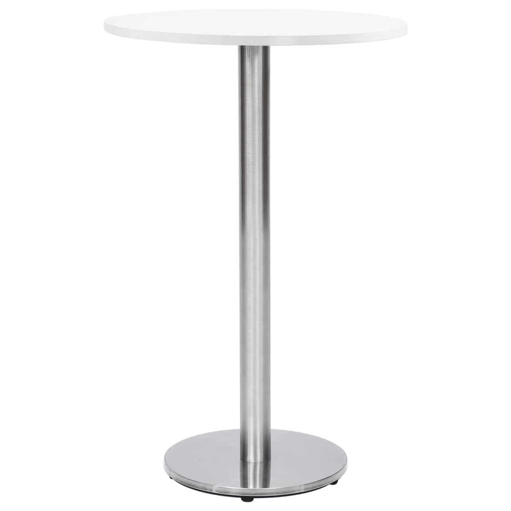 Bistrotafelpoot Ø45x107 cm roestvrij staal zilverkleurig