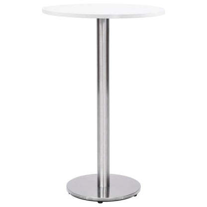 Bistrotafelpoot Ø45x107 cm roestvrij staal zilverkleurig