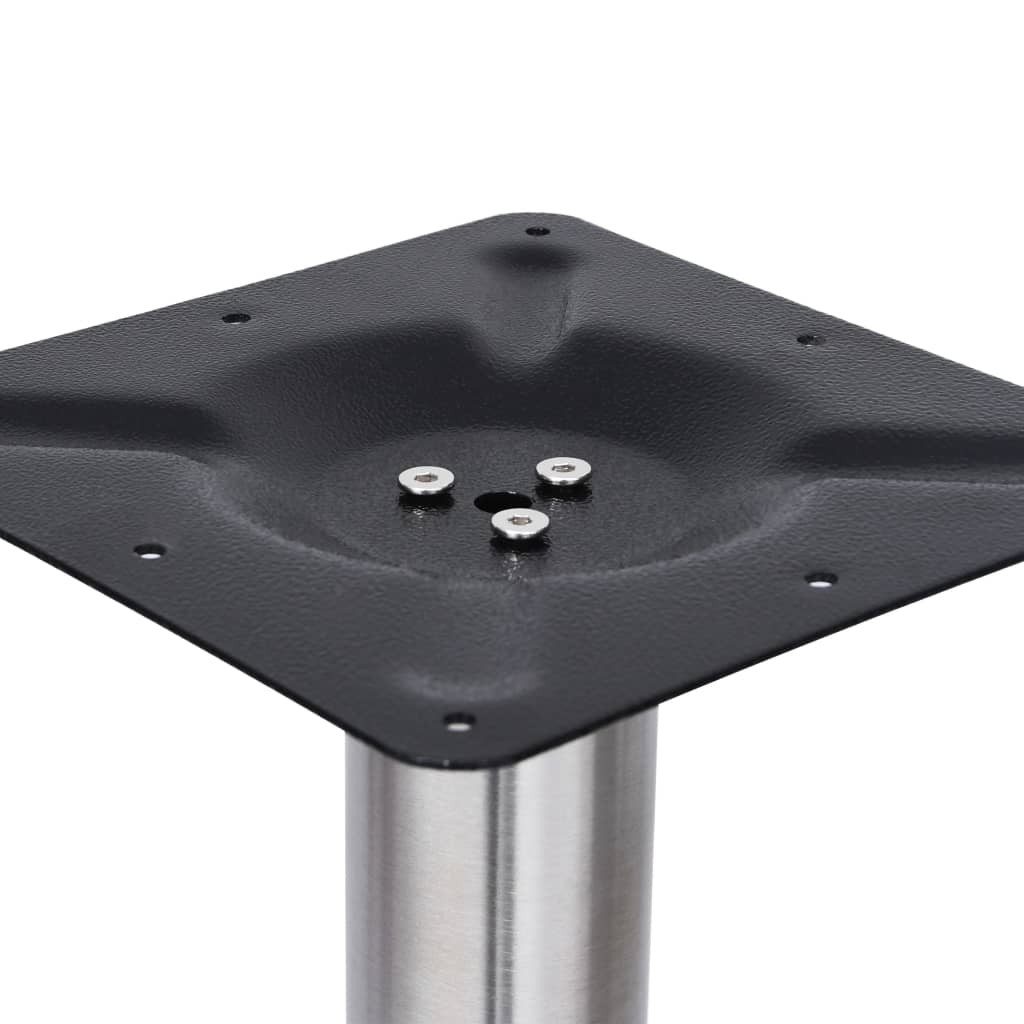 Bistrotafelpoot Ø45x107 cm roestvrij staal zilverkleurig