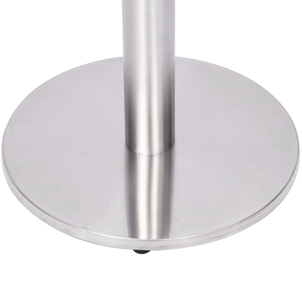Bistrotafelpoot Ø45x107 cm roestvrij staal zilverkleurig