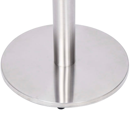 Bistrotafelpoot Ø45x107 cm roestvrij staal zilverkleurig
