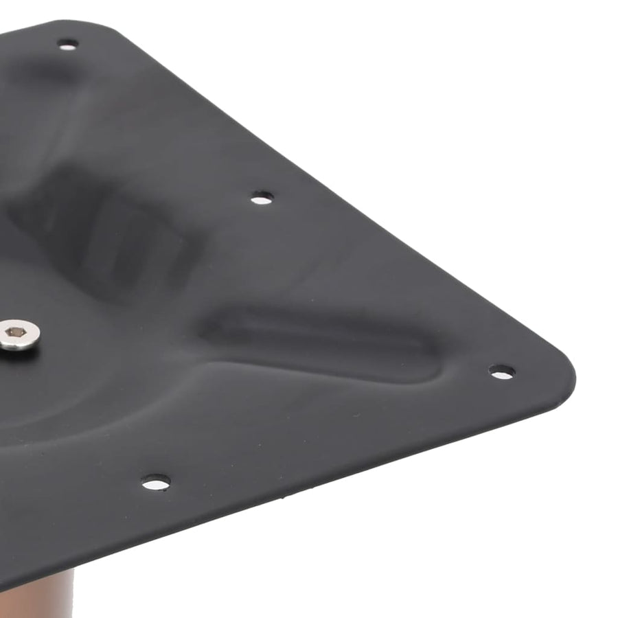 Bistrotafelpoot 70x40x72 cm roestvrij staal messingkleurig