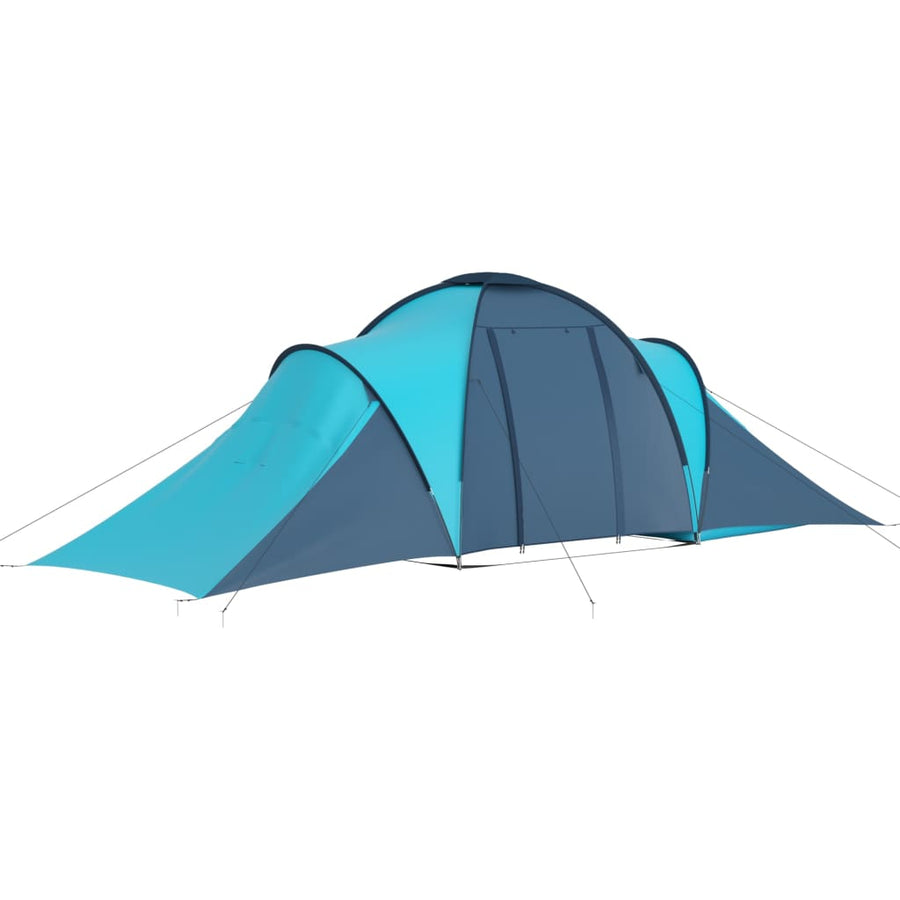 Tent 6-Persoons blauw en lichtblauw