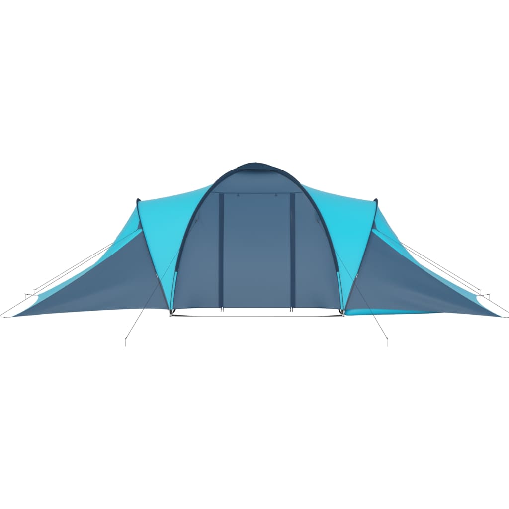 Tent 6-Persoons blauw en lichtblauw