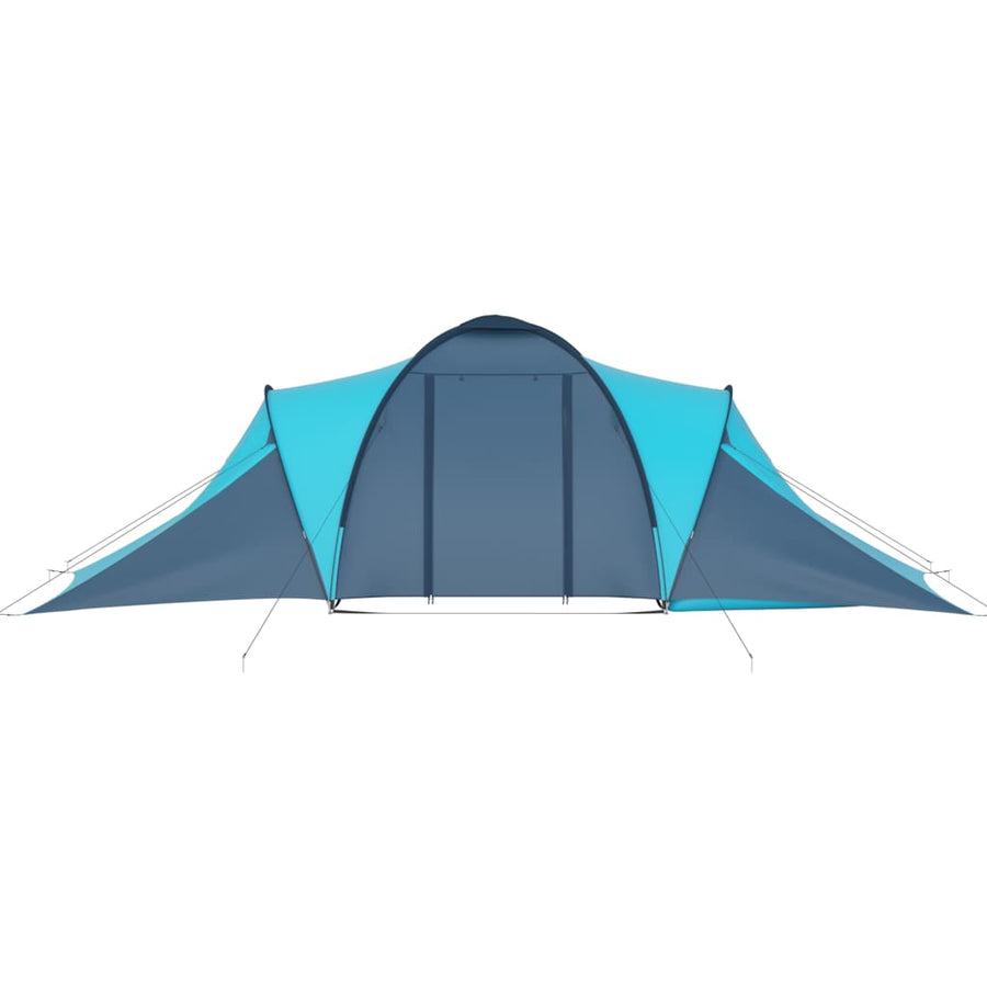 Tent 6-Persoons blauw en lichtblauw