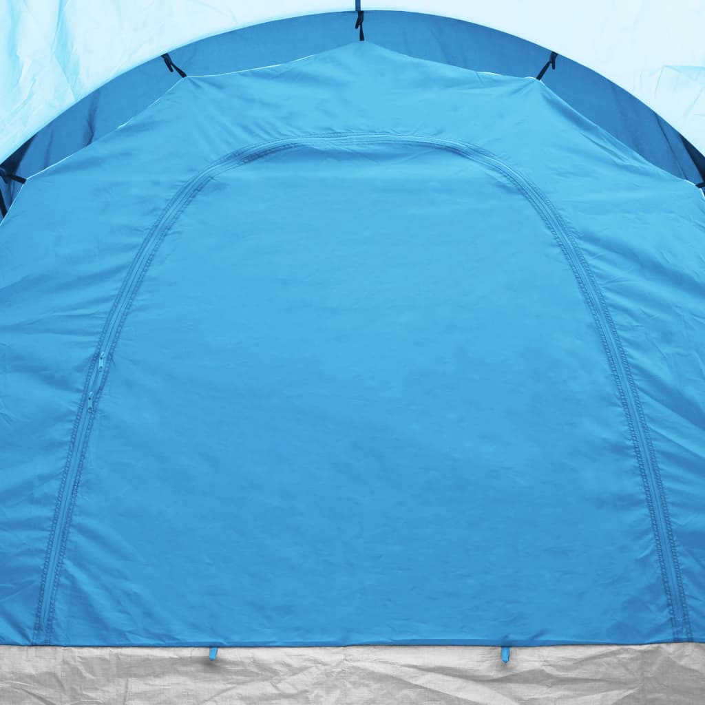 Tent 6-Persoons blauw en lichtblauw