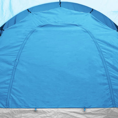 Tent 6-Persoons blauw en lichtblauw