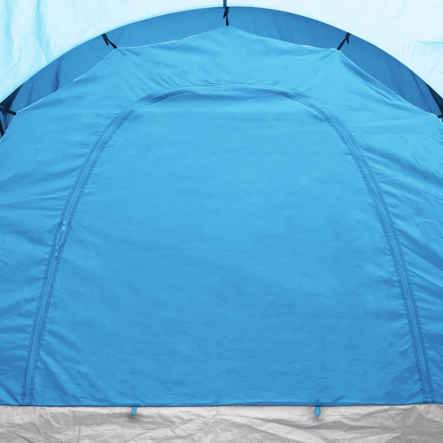 Tent 6-Persoons blauw en lichtblauw