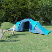 Tent 6-persoons blauw 576x235x190 cm