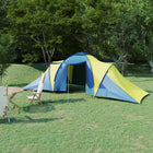 Tent 6-persoons 576x235x190 cm blauw