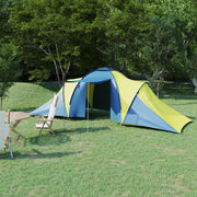 Tent 6-persoons 576x235x190 cm blauw