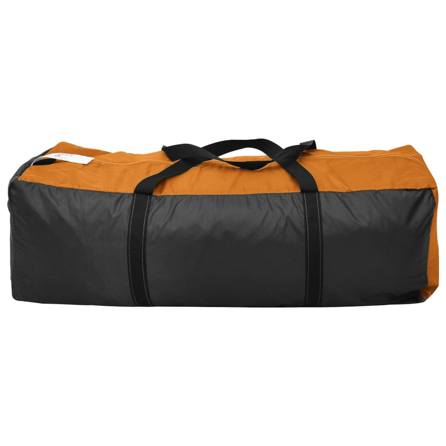 Tent 6-Persoons Grijs en oranje