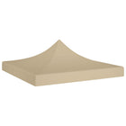 Partytentdak 3x3 m beige 270 g/m²