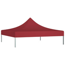 Partytentdak 270 G/M² 3 x 3 m Bordeauxrood