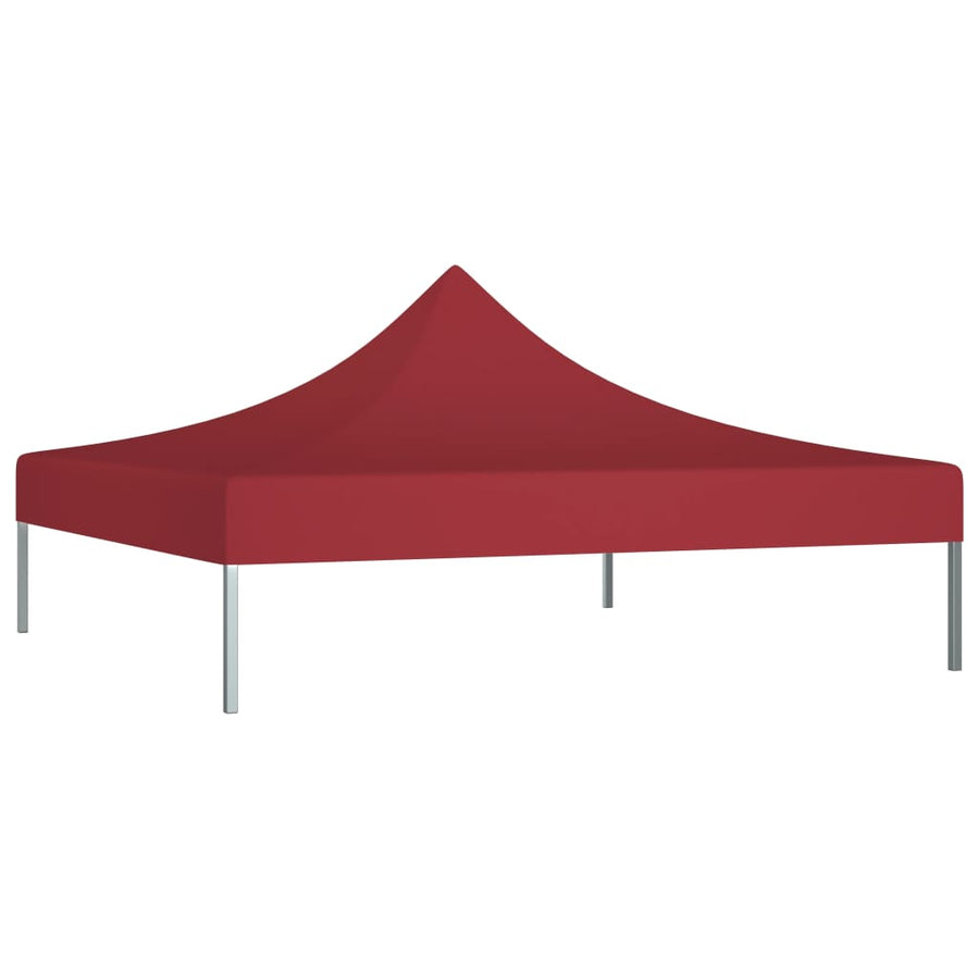 Partytentdak 270 G/M² 3 x 3 m Bordeauxrood