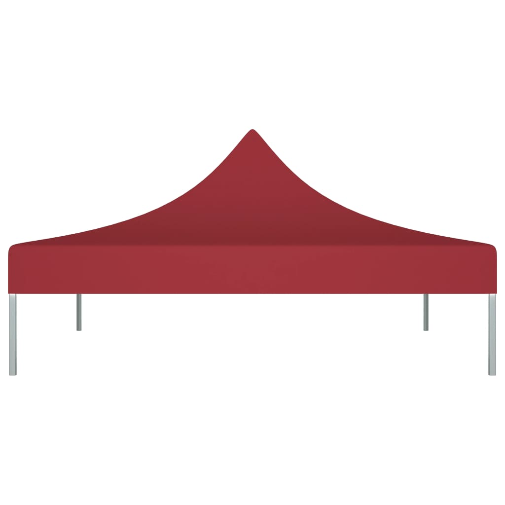 Partytentdak 270 G/M² 3 x 3 m Bordeauxrood