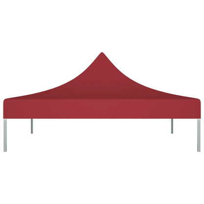 Partytentdak 270 G/M² 3 x 3 m Bordeauxrood