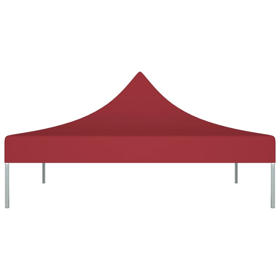 Partytentdak 270 G/M² 3 x 3 m Bordeauxrood