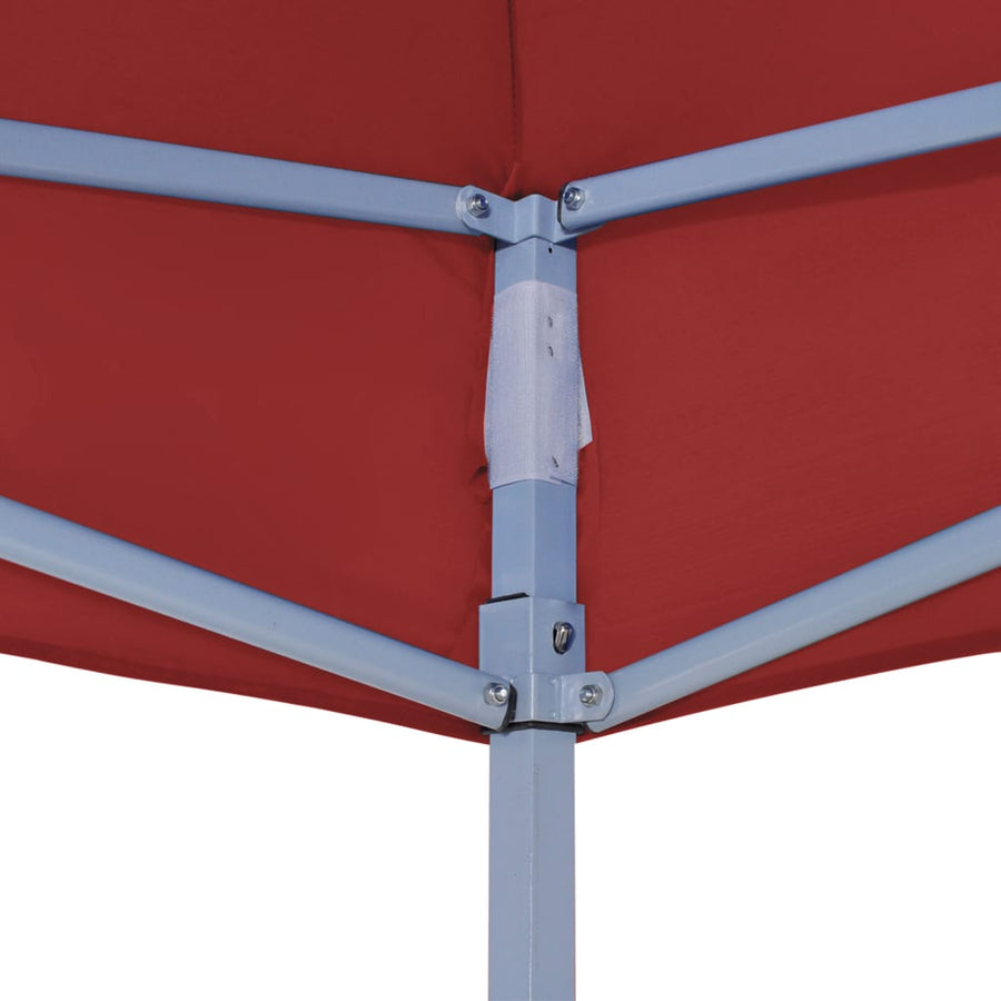 Partytentdak 270 G/M² 3 x 3 m Bordeauxrood
