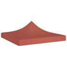 Partytentdak 3x3 m terracotta 270 g/m²