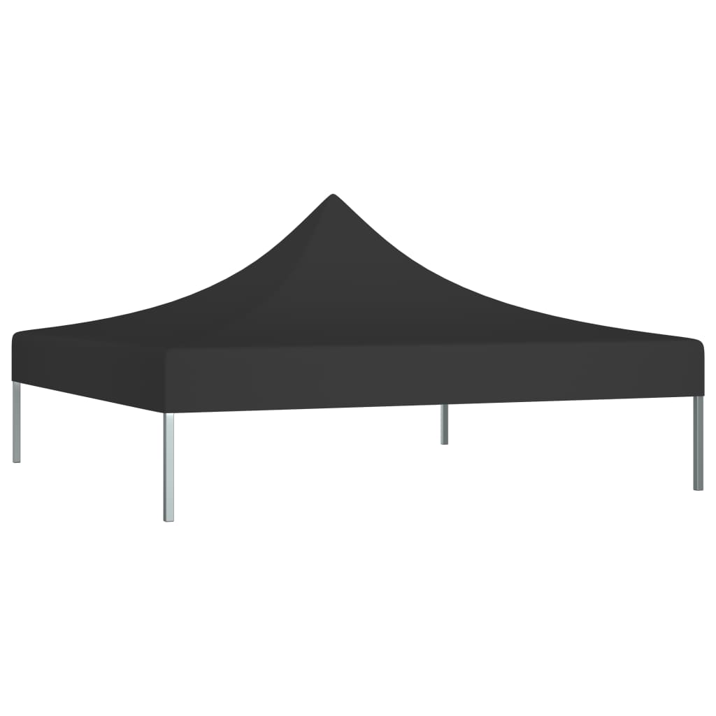 Partytentdak 270 G/M² 3 x 3 m Zwart