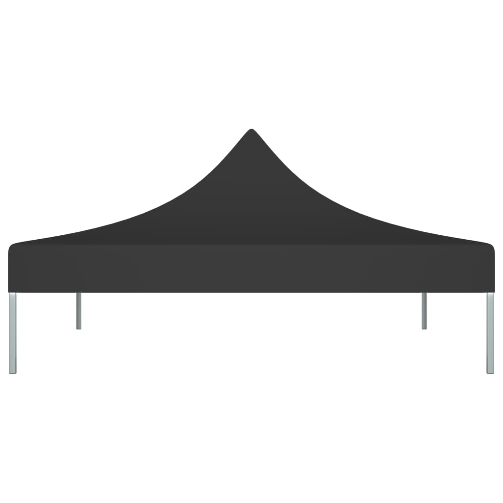 Partytentdak 270 G/M² 3 x 3 m Zwart