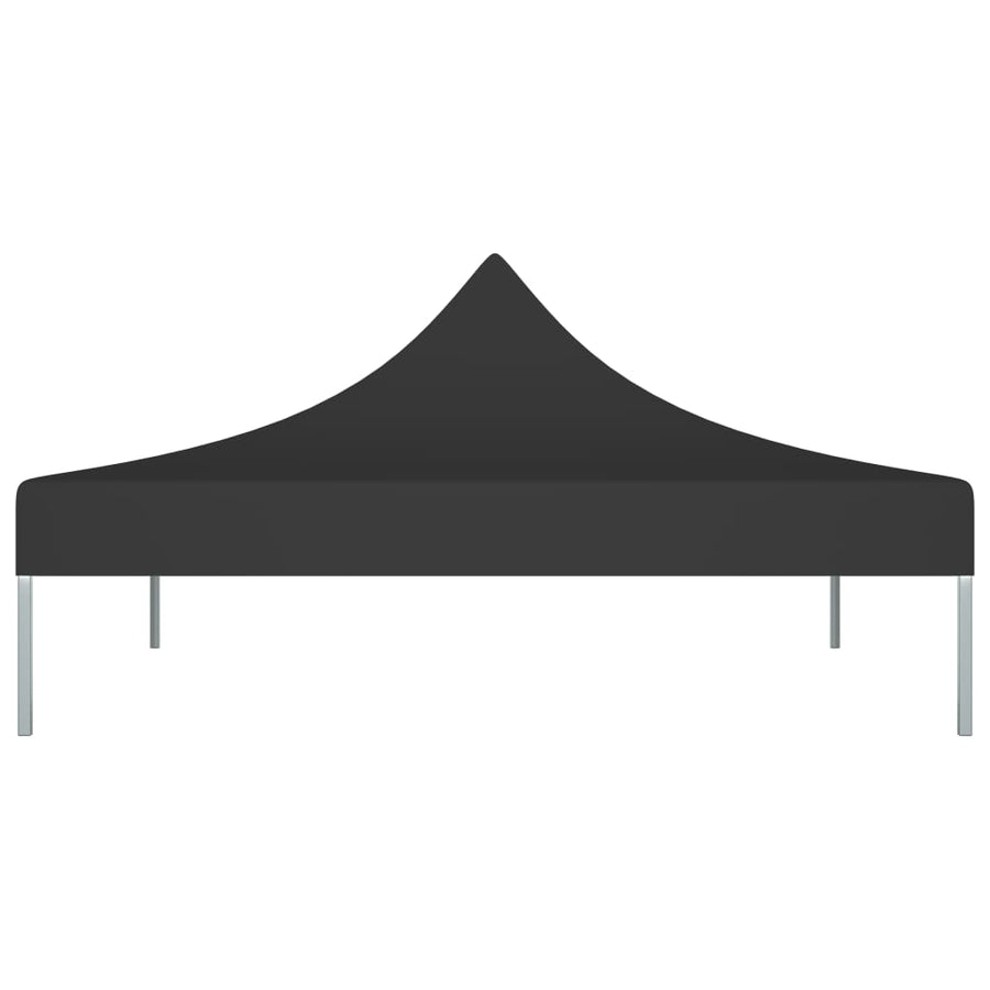 Partytentdak 270 G/M² 3 x 3 m Zwart