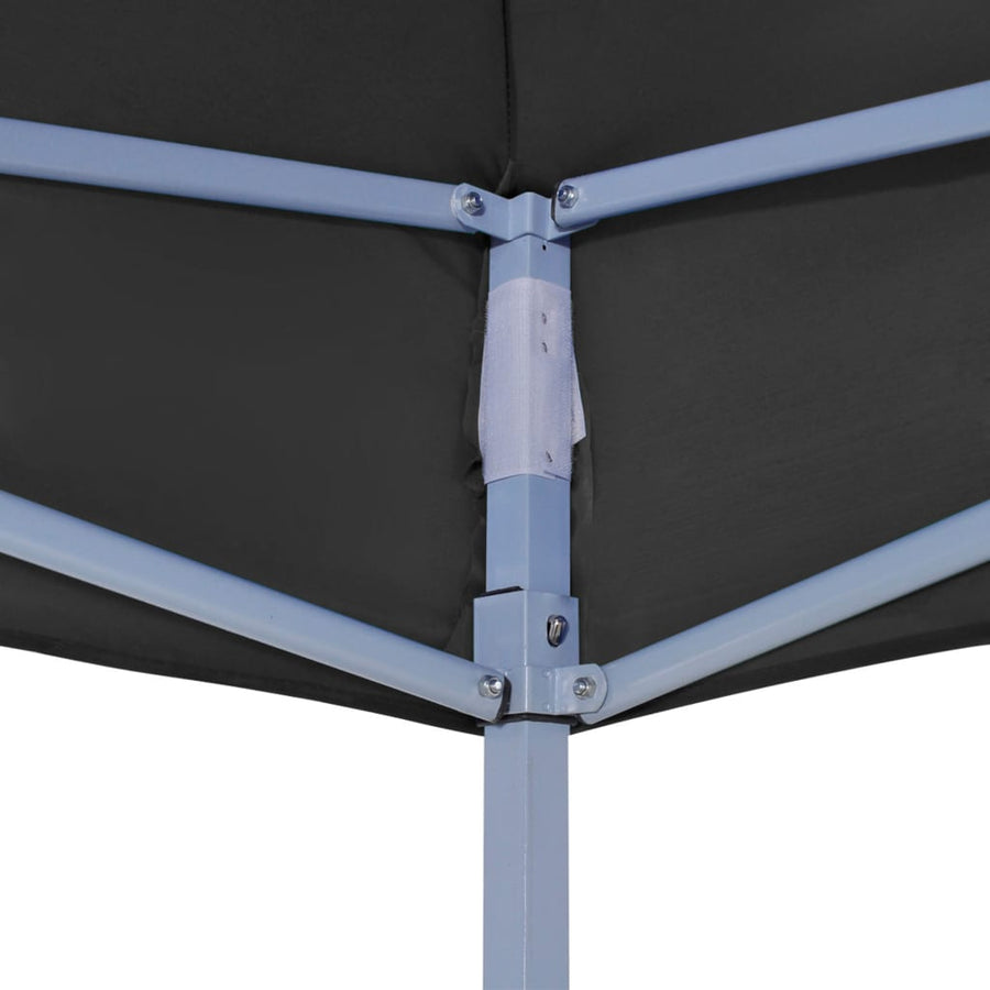 Partytentdak 270 G/M² 3 x 3 m Zwart