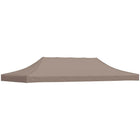 Partytentdak 6 x 3 m taupe 270 g/m²