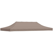 Partytentdak 6 x 3 m taupe 270 g/m²