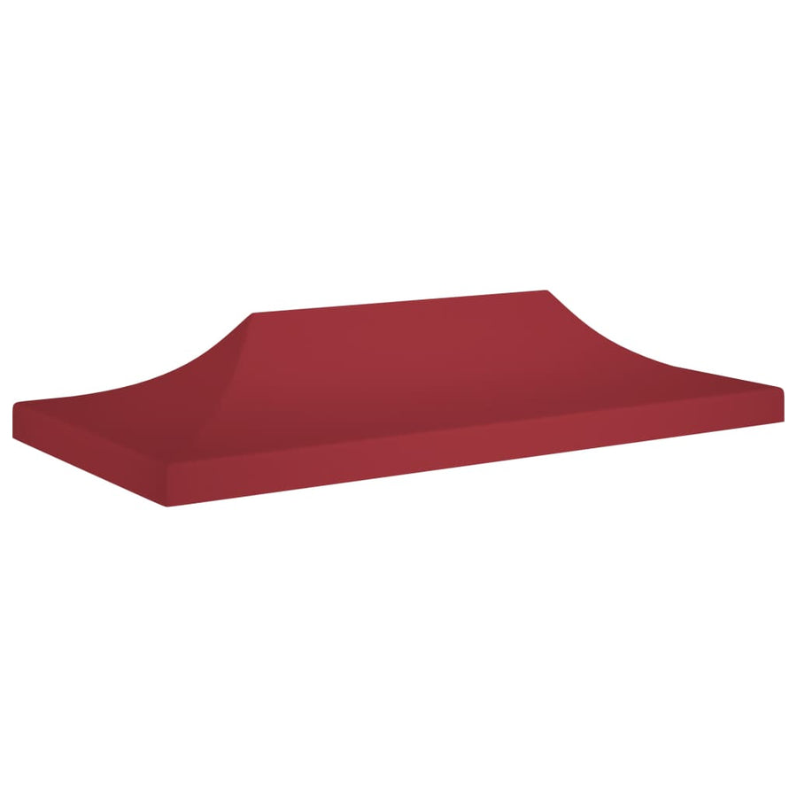 Partytentdak 270 G/M² 6 x 3 m Bordeauxrood