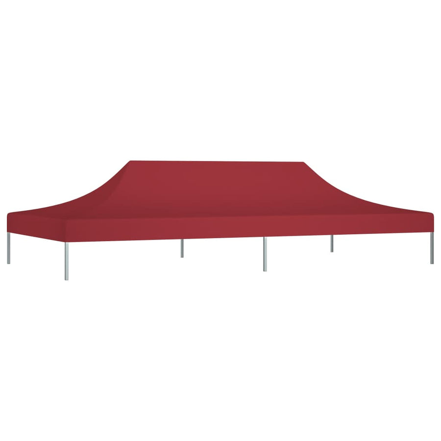 Partytentdak 270 G/M² 6 x 3 m Bordeauxrood