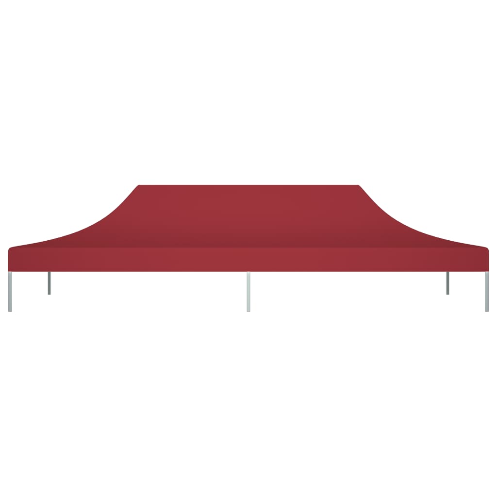 Partytentdak 270 G/M² 6 x 3 m Bordeauxrood