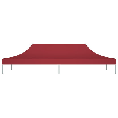 Partytentdak 270 G/M² 6 x 3 m Bordeauxrood