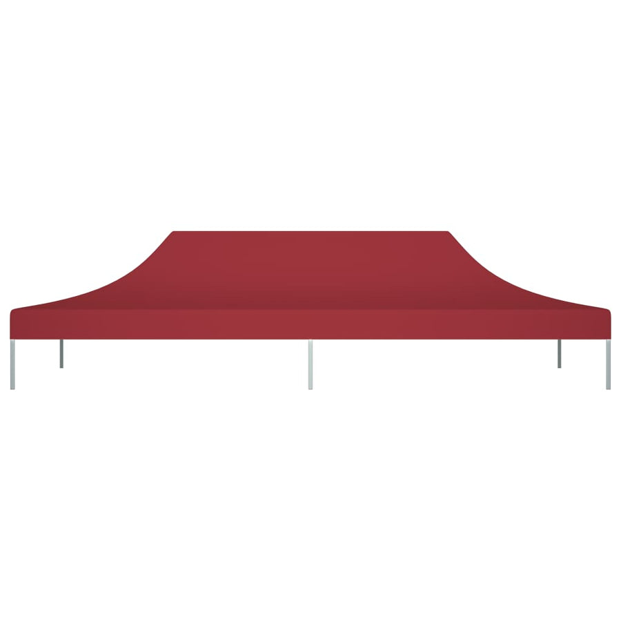 Partytentdak 270 G/M² 6 x 3 m Bordeauxrood