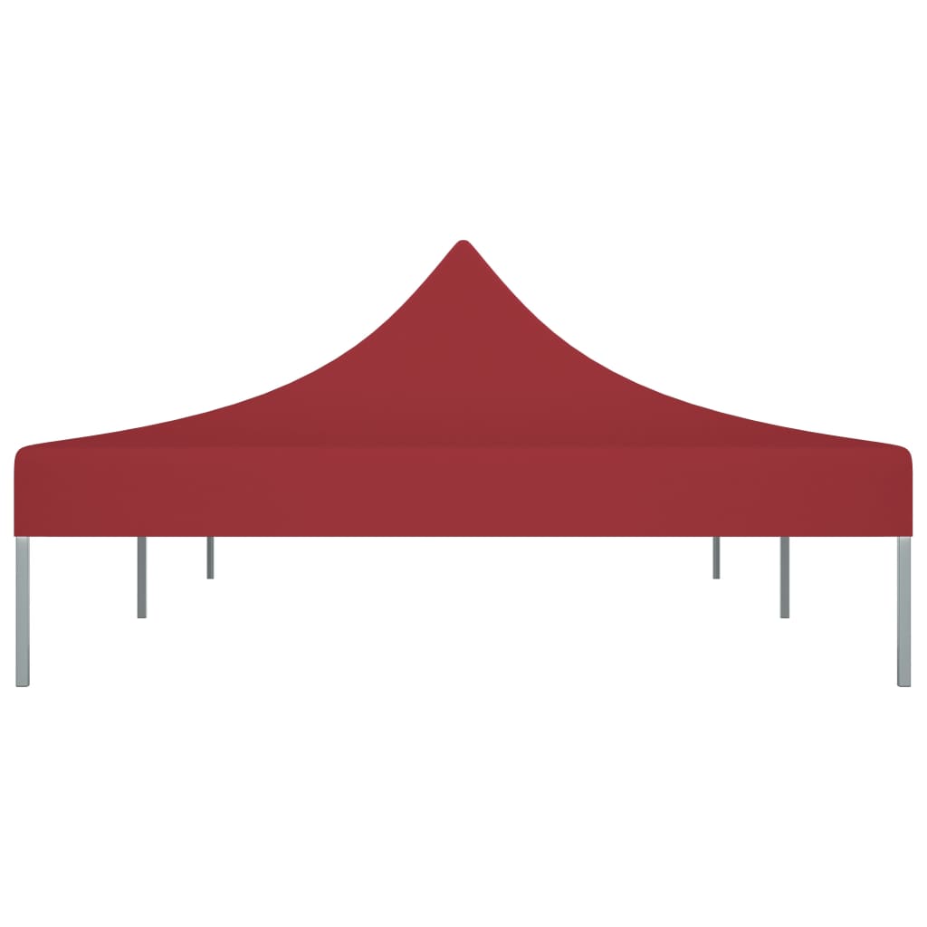 Partytentdak 270 G/M² 6 x 3 m Bordeauxrood