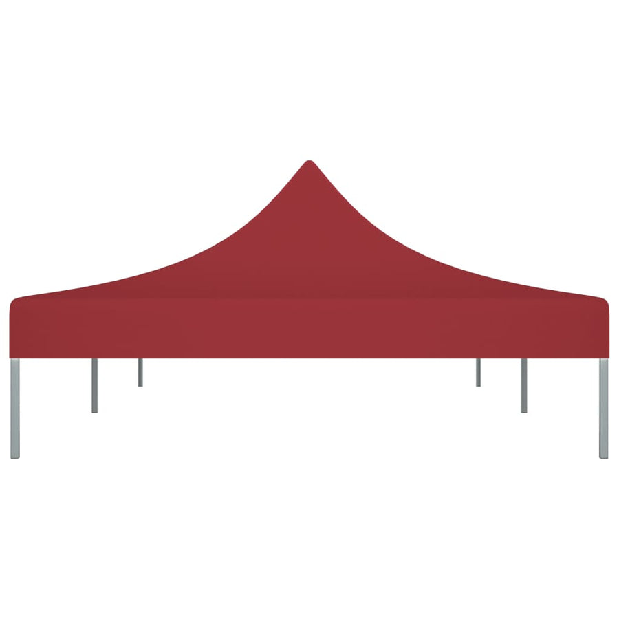 Partytentdak 270 G/M² 6 x 3 m Bordeauxrood