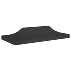 Party Tent Roof 270 g/m² 6x3 m black