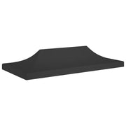Partytentdak 6x3 m zwart 270 g/m²