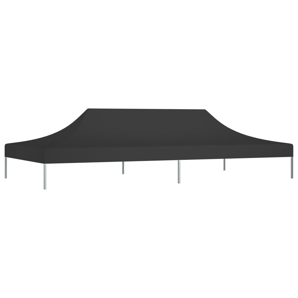 Partytentdak 270 g/m² 6x3 m zwart