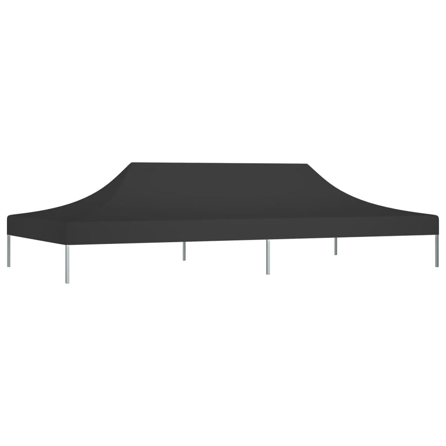 Partytentdak 270 g/m² 6x3 m zwart