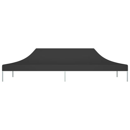 Partytentdak 270 g/m² 6x3 m zwart