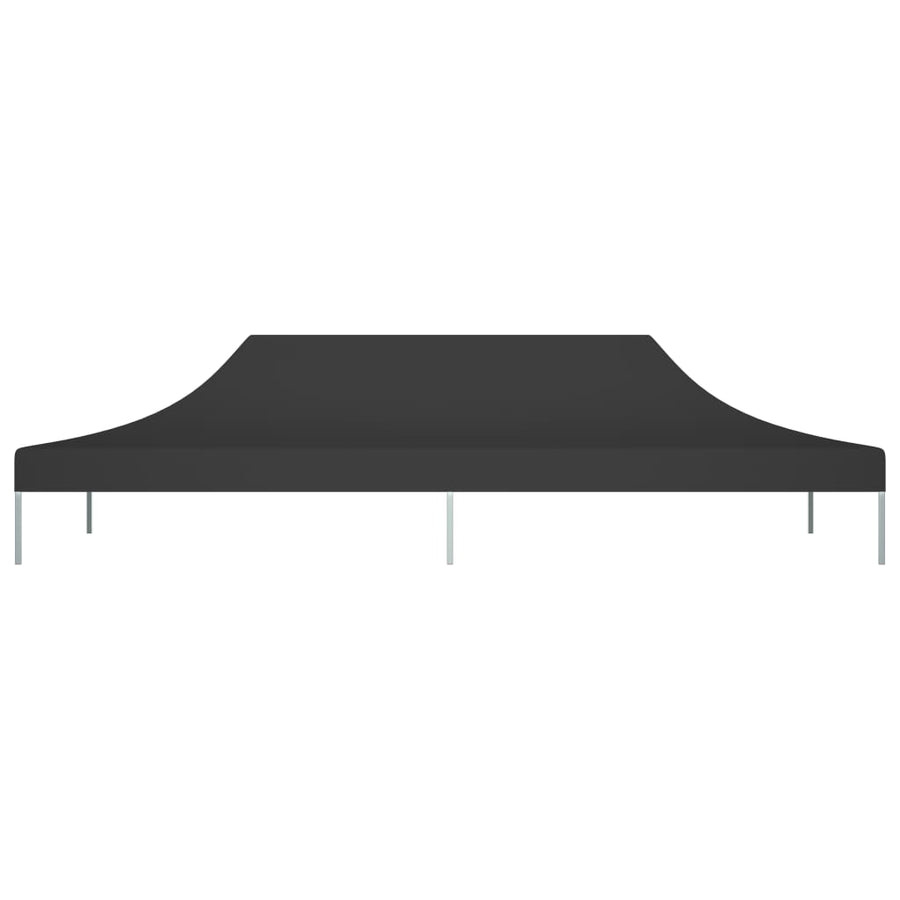 Partytentdak 270 g/m² 6x3 m zwart