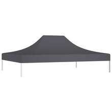 Partytentdak 270 G/M² 4 x 3 m Antraciet